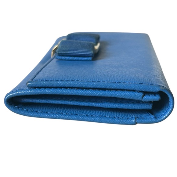 Salvatore Ferragamo Vara Bow Leather Continental Wallet - Picture 5 of 13